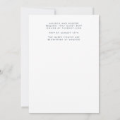 Einladung zur Hochzeit (Rückseite)