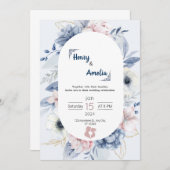 Einladung zur Hochzeit (Vorne/Hinten)