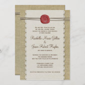 Einladung zur Hochzeit (Vorne/Hinten)