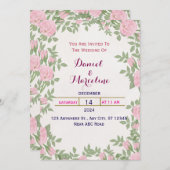 Einladung zur Hochzeit (Vorne/Hinten)