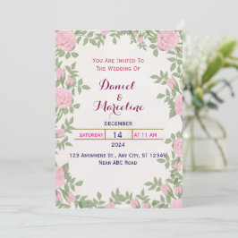 Einladung zur Hochzeit