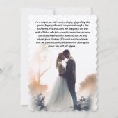 Einladung zur Hochzeit (Rückseite)