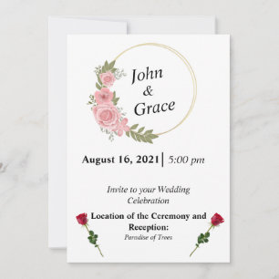 Einladung zur Hochzeit