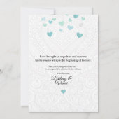 Einladung zur Hochzeit (Rückseite)