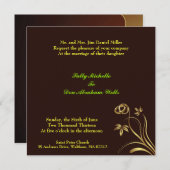 Einladung zur Hochzeit (Vorne/Hinten)