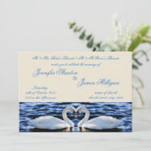 Einladung zur Hochzeit (Stehend Vorderseite)