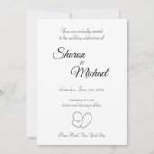 Einladung zur Hochzeit (Vorderseite)