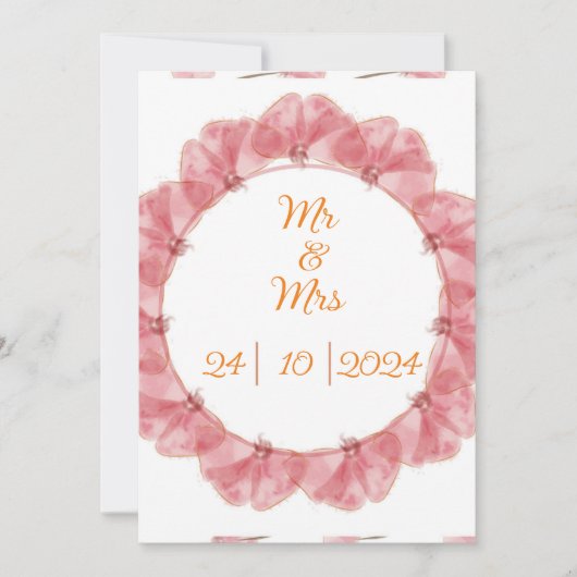 Einladung zur Hochzeit (Vorderseite)