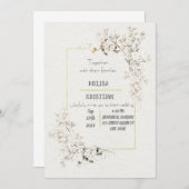 Einladung zur Hochzeit (Vorne/Hinten)