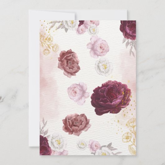 Einladung zur Hochzeit (Rückseite)