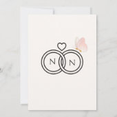 Einladung zur Hochzeit (Rückseite)