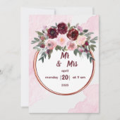 Einladung zur Hochzeit (Vorderseite)