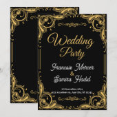 Einladung zur Hochzeit (Vorne/Hinten)
