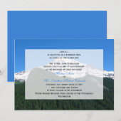 Einladung zur Hochzeit (Vorne/Hinten)