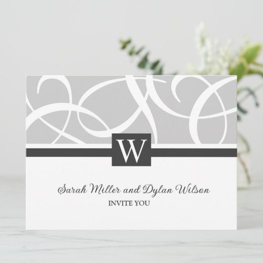 Einladung zur Hochzeit (Stehend Vorderseite)