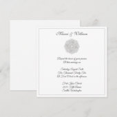 Einladung zur Hochzeit (Vorne/Hinten)