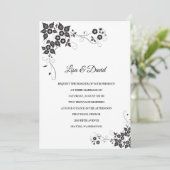 Einladung zur Hochzeit (Stehend Vorderseite)