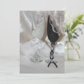 Einladung zur Hochzeit (Stehend Vorderseite)