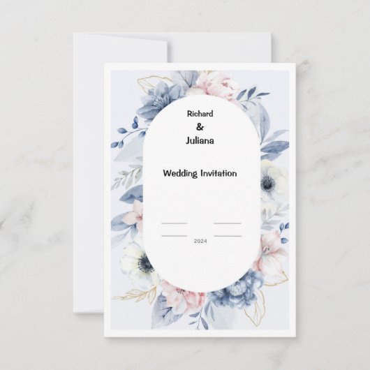 Einladung zur Hochzeit (Vorderseite)