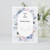 Einladung zur Hochzeit (Stehend Vorderseite)