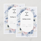 Einladung zur Hochzeit (Vorne/Hinten)