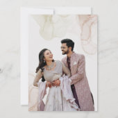 Einladung zur Hochzeit (Rückseite)