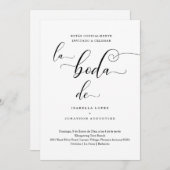 Einladung zur Hochzeit (Vorne/Hinten)