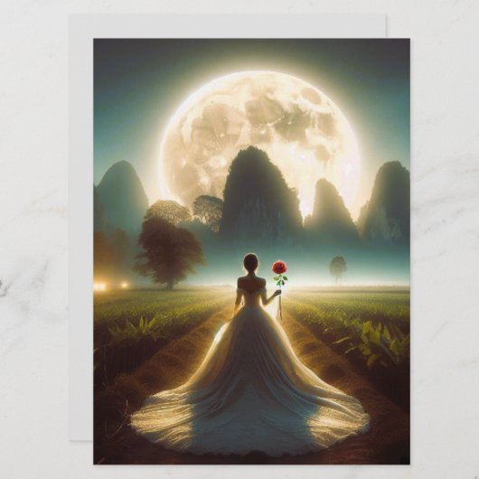 Einladung zur Hochzeit (Vorne/Hinten)