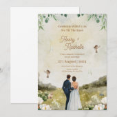 Einladung zur Hochzeit (Vorne/Hinten)