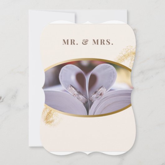 Einladung zur Hochzeit (Vorderseite)