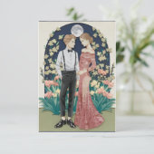 Einladung zur Hochzeit (Stehend Vorderseite)