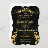 Einladung zur Hochzeit (Vorne/Hinten)