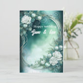 Einladung zur Hochzeit (Stehend Vorderseite)