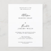 Einladung zur Hochzeit (Vorderseite)