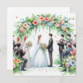 Einladung zur Hochzeit (Vorne/Hinten)