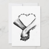 Einladung zur Hochzeit (Vorderseite)