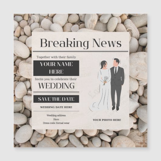 Einladung zur Hochzeit (Vorderseite)