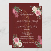 Einladung zur Hochzeit (Vorne/Hinten)