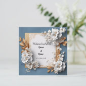 Einladung zur Hochzeit (Stehend Vorderseite)