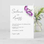 Einladung zur Hochzeit (Stehend Vorderseite)