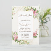 Einladung zur Hochzeit (Stehend Vorderseite)