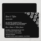 Einladung zur Hochzeit (Vorne/Hinten)