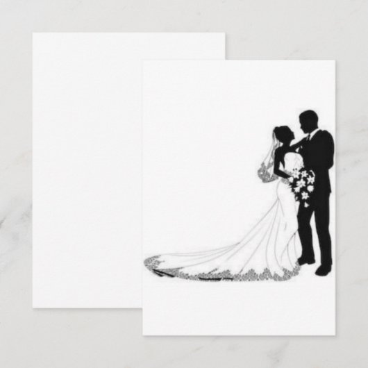 Einladung zur Hochzeit (Vorne/Hinten)