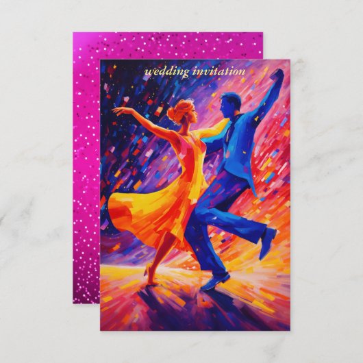 Einladung zur Hochzeit (Vorne/Hinten)