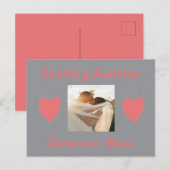 Einladung zur Hochzeit (Vorne/Hinten)