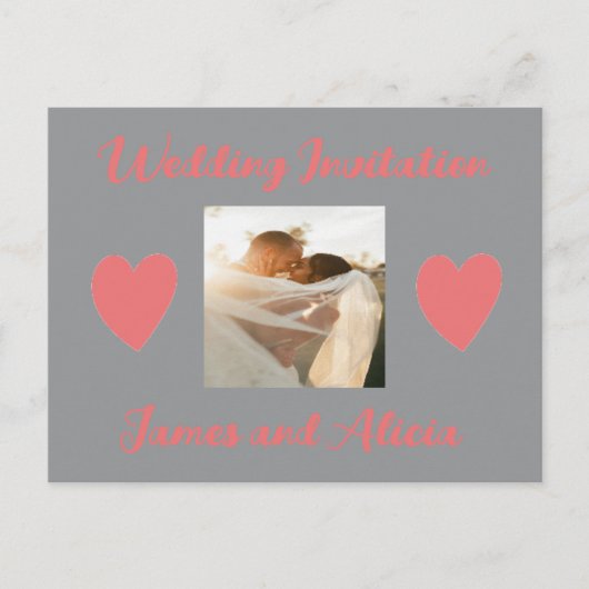 Einladung zur Hochzeit (Vorderseite)