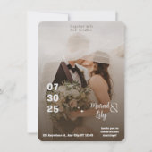 Einladung zur Hochzeit (Vorderseite)