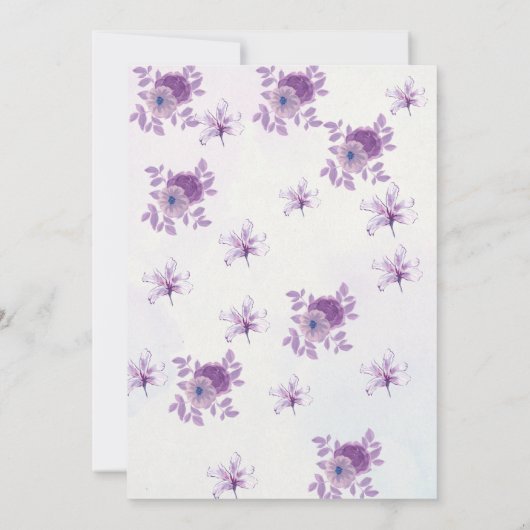 Einladung zur Hochzeit (Rückseite)