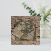 Einladung zur Hochzeit (Stehend Vorderseite)