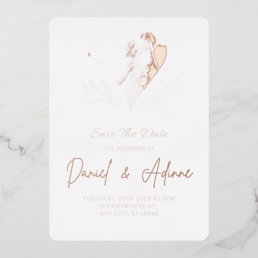 Einladung zur Hochzeit (Vorderseite)